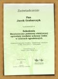 Sprzedaż środków ochrony roślin Jacek Grabarczyk
